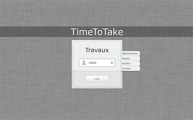 Webapplication TimeToTake